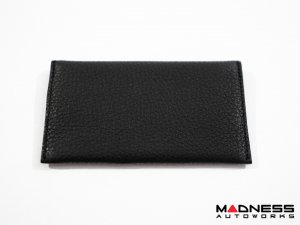 Business Card Holder - Leather with BRABUS Logo - Genuine - Yellow